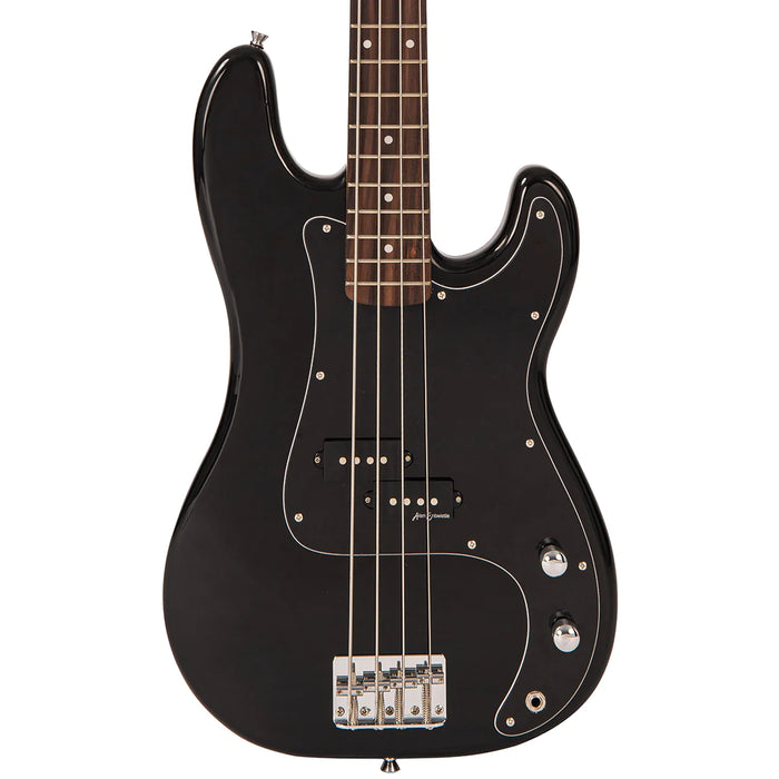 Vintage V40 Coaster Series Bass Guitar - Boulevard Black