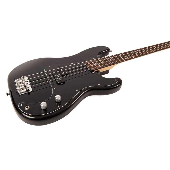 Vintage V40 Coaster Series Bass Guitar - Boulevard Black