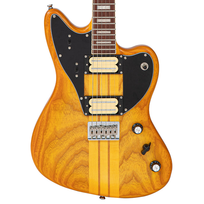 Vintage REVO Series 'Integra' Guitar ~ Amberburst