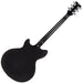 Vintage REVO Series 'Custom Supreme Baritone VI' Semi-Acoustic Guitar ~ Boulevard Black