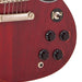 Vintage VS6 ICON Electric Guitar ~ Distressed Cherry Red - Guitar Warehouse