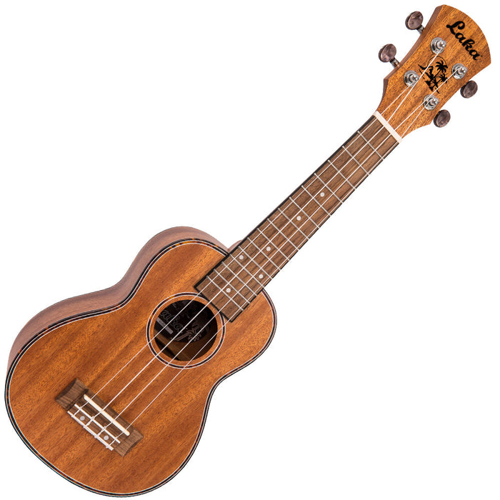 Laka Mahogany Deluxe Series Ukulele & Bag ~ Soprano - Guitar Warehouse