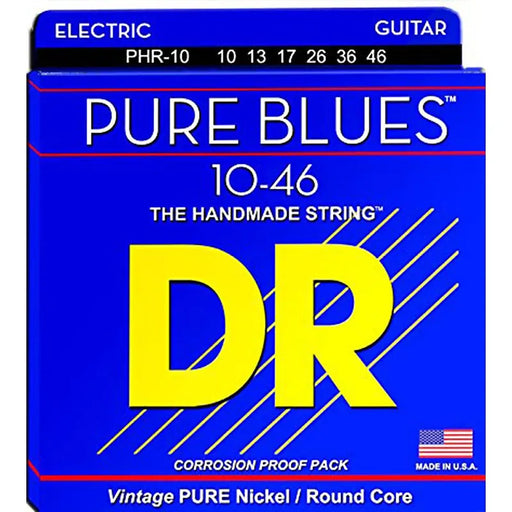 DR Pure Blues Nickel Electric Guitar Strings 10-46 - Guitar Warehouse