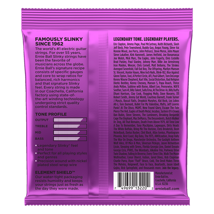 Ernie Ball Power Slinky Electric Guitar Strings 11-48 (Pack Of 3) - Guitar Warehouse