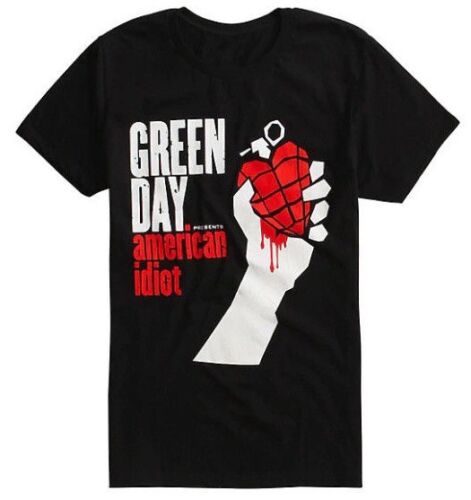 Green Day American Idiot T-Shirt, Black - Guitar Warehouse