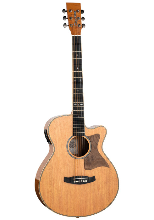 Tanglewood Reunion Super Folk Cutaway Electro Acoustic - Natural Gloss - TRSF CE FMH - Guitar Warehouse