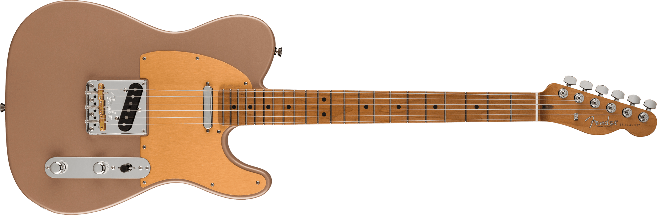 Fender Limited Edition American Professional II Telecaster®, Roasted Maple Fingerboard, Shoreline Gold - Guitar Warehouse