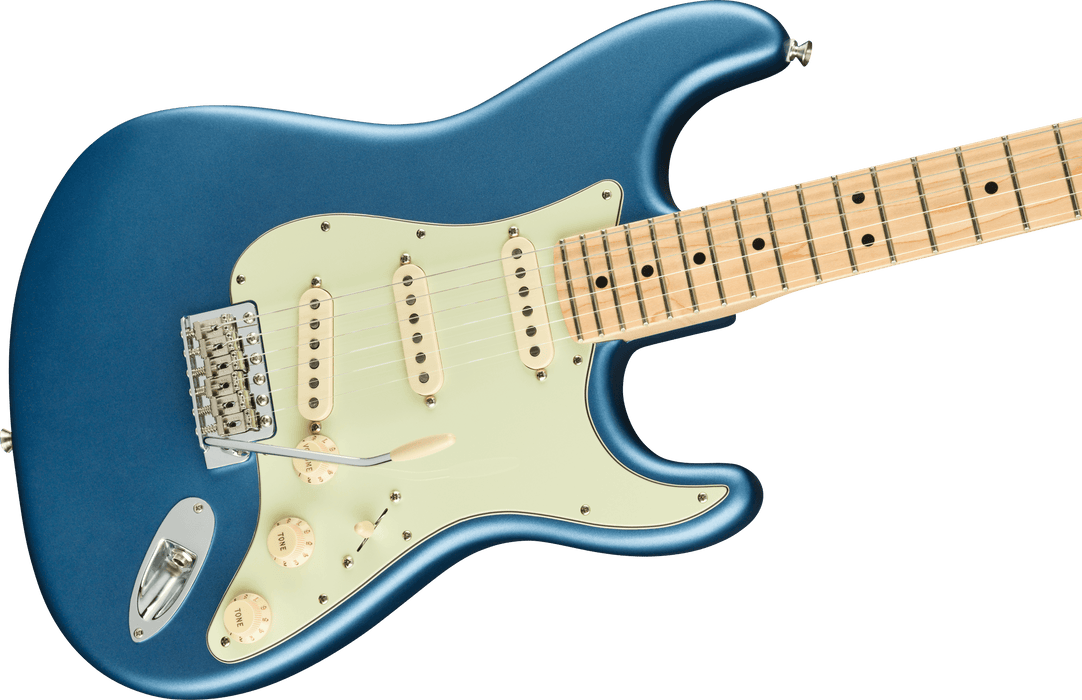 Fender American Performer Stratocaster®, Maple Fingerboard, Satin Lake Placid Blue - Guitar Warehouse