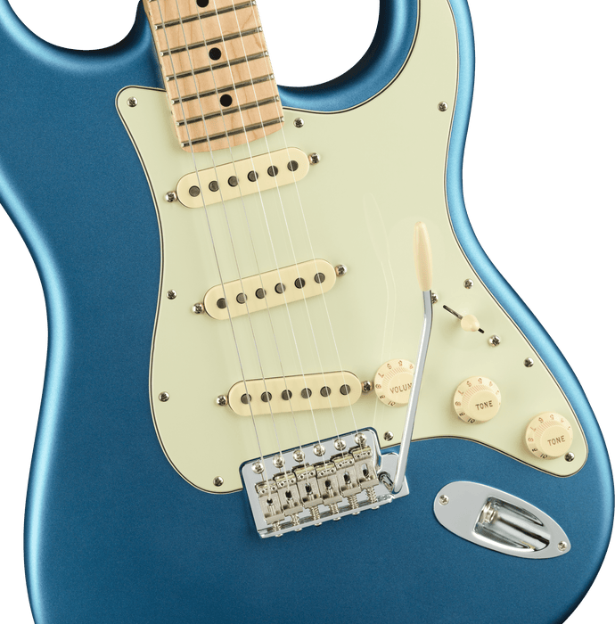 Fender American Performer Stratocaster®, Maple Fingerboard, Satin Lake Placid Blue - Guitar Warehouse