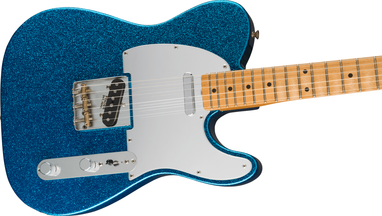 Fender  Artist Series J Mascis Telecaster®, Maple Fingerboard, Bottle Rocket Blue Flake - Guitar Warehouse