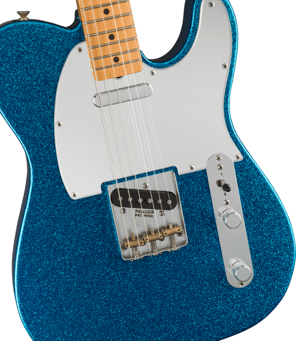 Fender  Artist Series J Mascis Telecaster®, Maple Fingerboard, Bottle Rocket Blue Flake - Guitar Warehouse