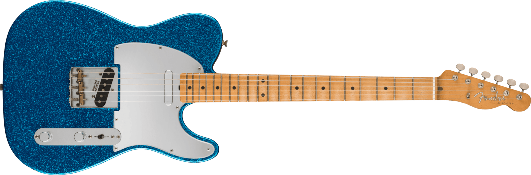 Fender  Artist Series J Mascis Telecaster®, Maple Fingerboard, Bottle Rocket Blue Flake - Guitar Warehouse