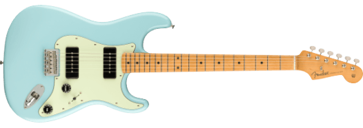 Fender Noventa Stratocaster®, Maple Fingerboard, Daphne Blue - Guitar Warehouse