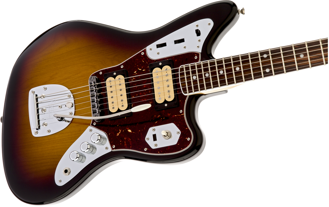 Fender Kurt Cobain Jaguar®, Rosewood Fingerboard, 3-Color Sunburst NOS Artist - Guitar Warehouse