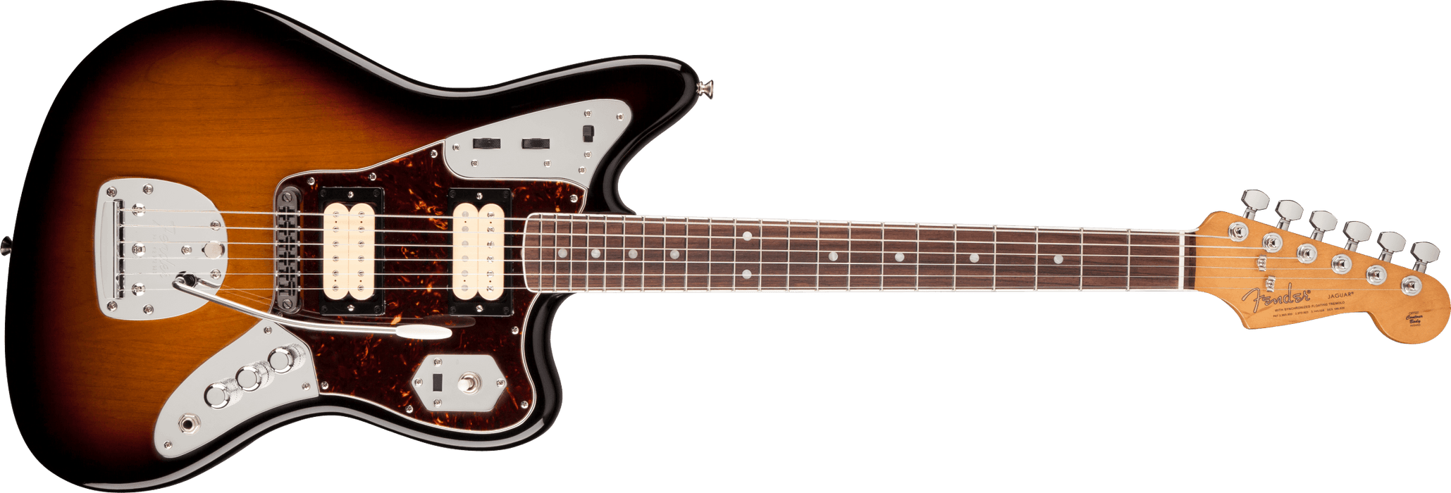 Fender Kurt Cobain Jaguar®, Rosewood Fingerboard, 3-Color Sunburst NOS Artist - Guitar Warehouse