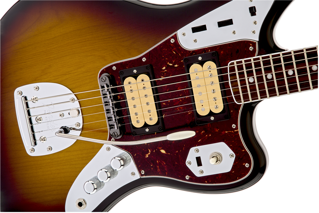 Fender Kurt Cobain Jaguar®, Rosewood Fingerboard, 3-Color Sunburst NOS Artist - Guitar Warehouse