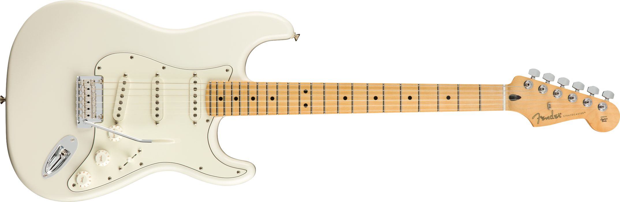 Fender Player Stratocaster®, Maple Fingerboard, Polar White - Guitar Warehouse