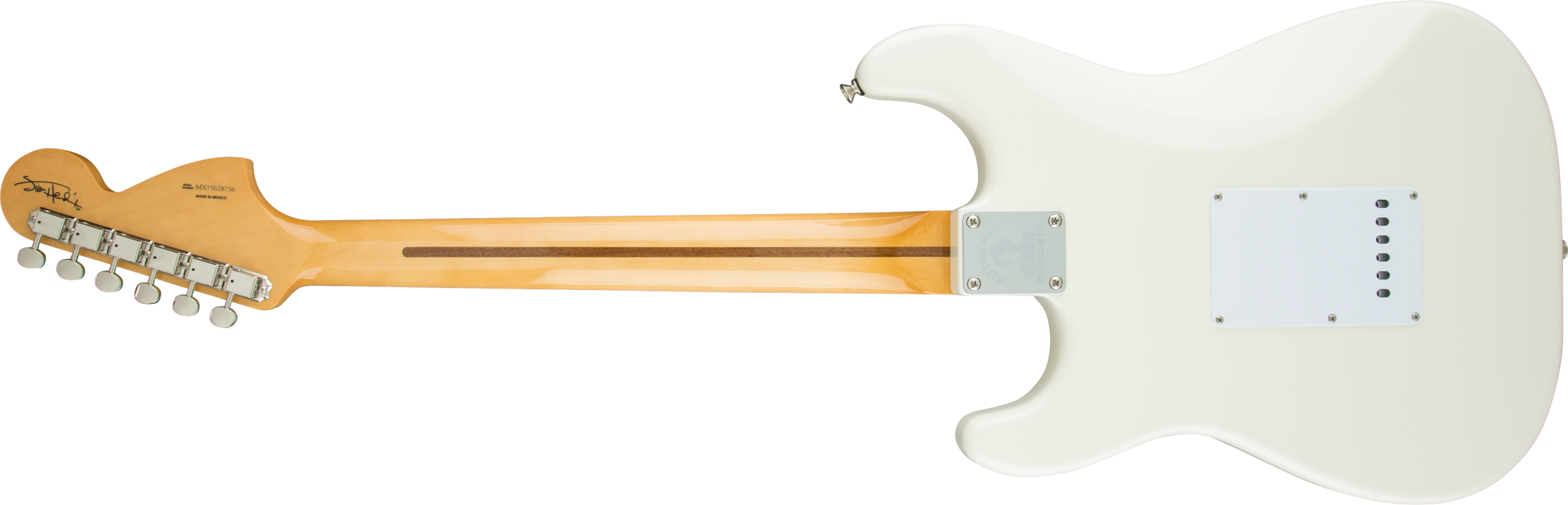 Fender Artist Signature Jimi Hendrix Stratocaster®, Maple Fingerboard, Olympic White - Guitar Warehouse