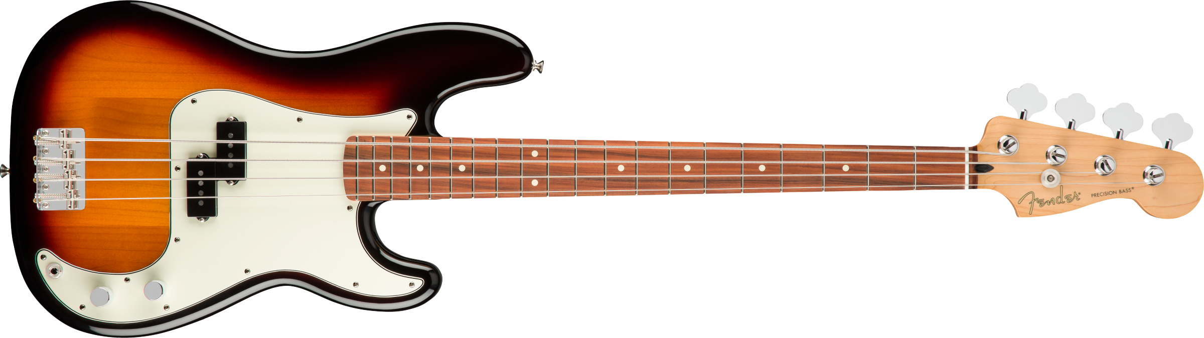 Fender Player Precision Bass®, Pau Ferro Fingerboard, 3-Color Sunburst - Guitar Warehouse