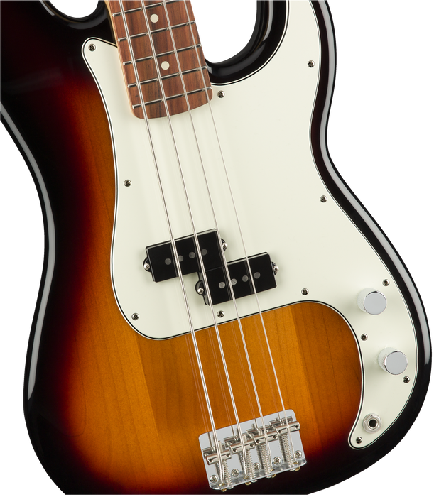 Fender Player Precision Bass®, Pau Ferro Fingerboard, 3-Color Sunburst - Guitar Warehouse