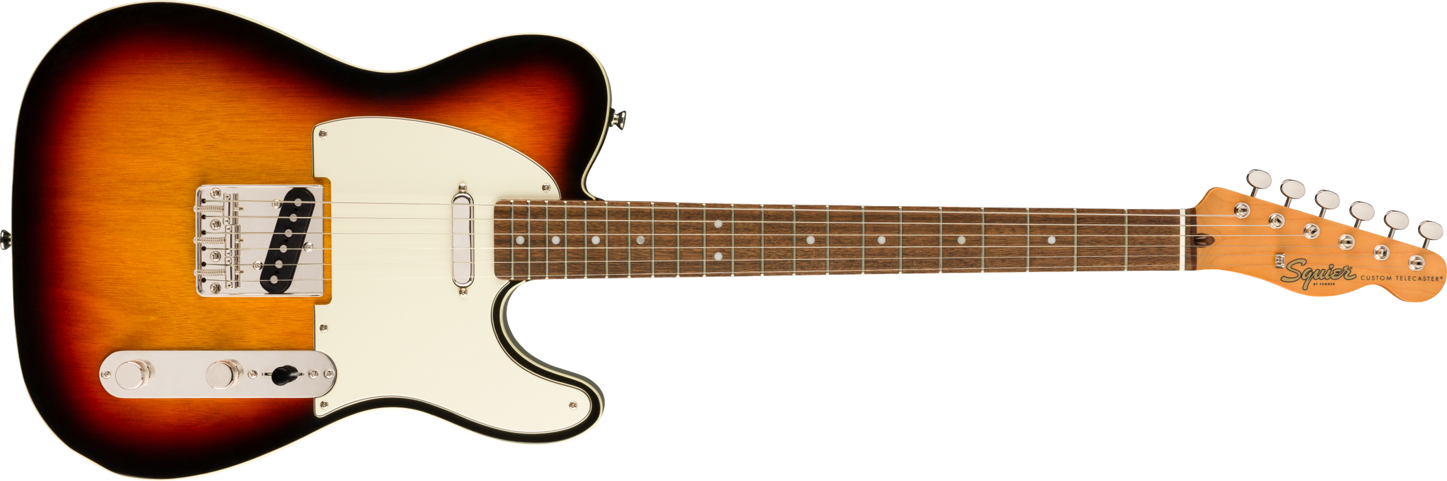 Squier Classic Vibe '60s Custom Telecaster®, Laurel Fingerboard, 3-Colour Sunburst - Guitar Warehouse
