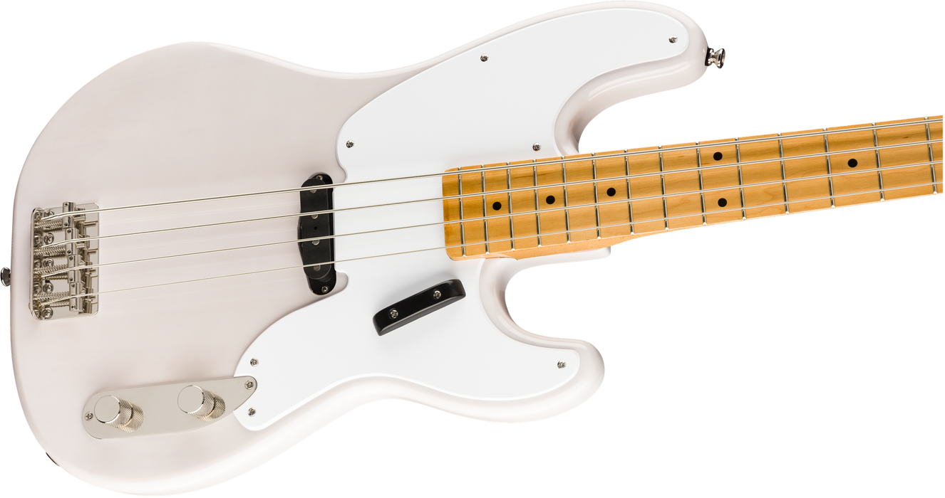 Fender Squier Classic Vibe '50s Precision Bass®, Maple Fingerboard, White Blonde - Guitar Warehouse