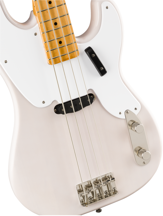 Fender Squier Classic Vibe '50s Precision Bass®, Maple Fingerboard, White Blonde - Guitar Warehouse