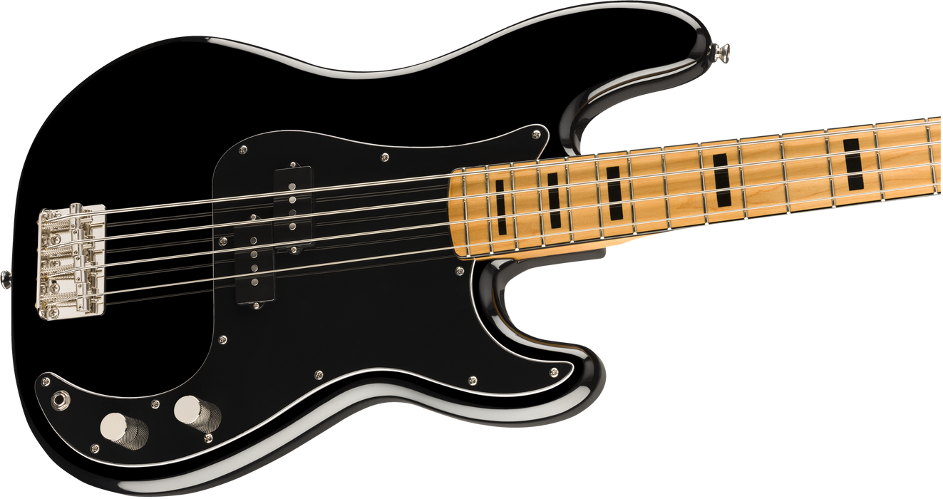 Fender Squier Classic Vibe '70s Precision Bass®, Maple Fingerboard, Black - Guitar Warehouse