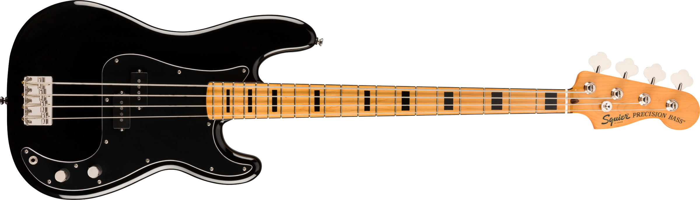 Fender Squier Classic Vibe '70s Precision Bass®, Maple Fingerboard, Black - Guitar Warehouse