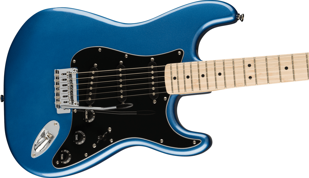 Fender Squier Affinity Series™ Stratocaster®, Maple Fingerboard, Black Pickguard, Lake Placid Blue - Guitar Warehouse