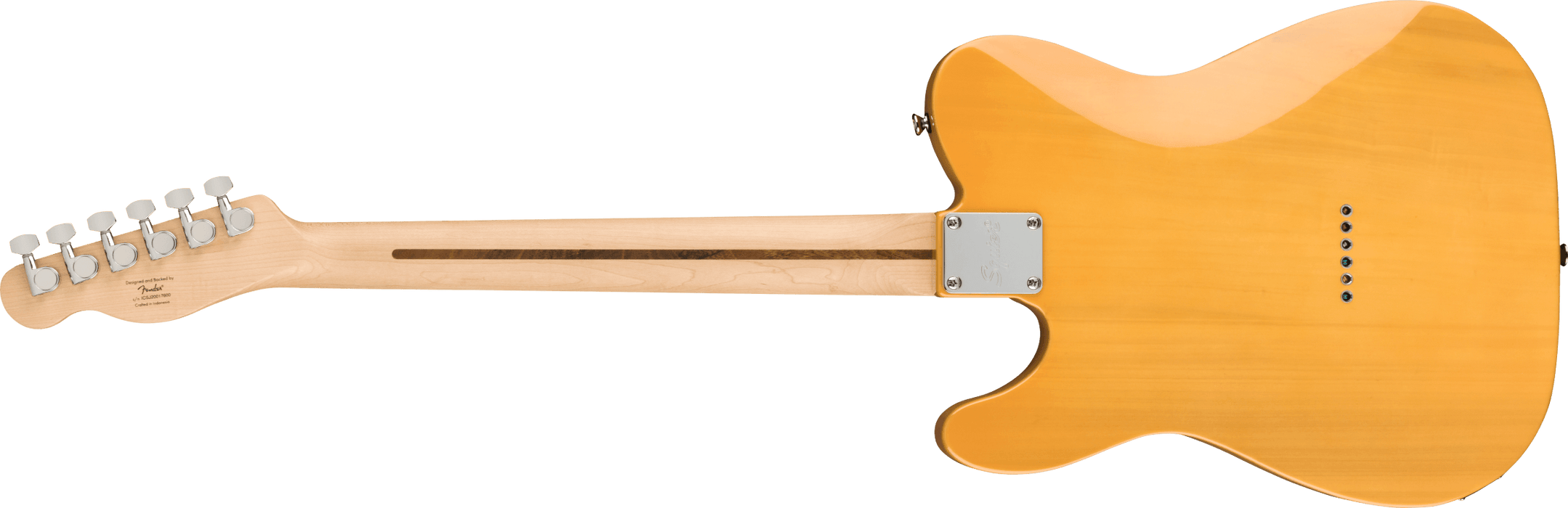 Fender Squier Affinity Series™ Telecaster®, Maple Fingerboard, Black Pickguard, Butterscotch Blonde - Guitar Warehouse