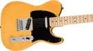 Fender Squier Affinity Series™ Telecaster®, Maple Fingerboard, Black Pickguard, Butterscotch Blonde - Guitar Warehouse