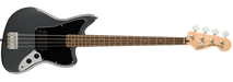 Fender Squier Affinity Series™ Jaguar® Bass H, Laurel Fingerboard, Black Pickguard, Charcoal Frost Metallic - Guitar Warehouse