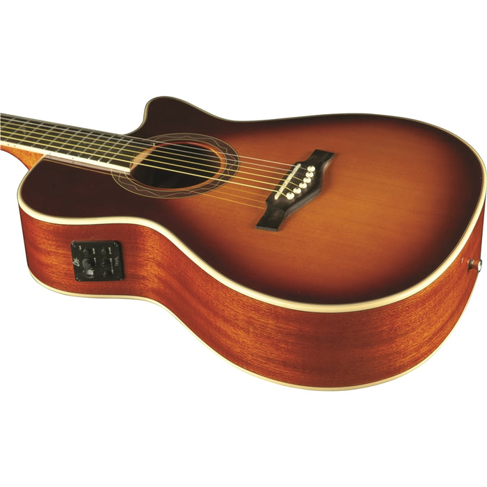 Eko One 018 CW Electro Acoustic EQ Vintage Burst Guitar - Sitka Spruce *SETUP PRICE - Guitar Warehouse