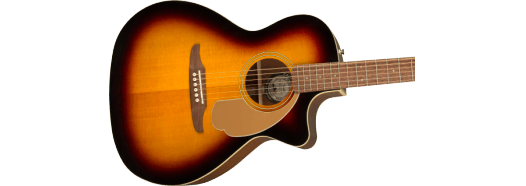 Fender Newporter Player, Acoustic Guitar Walnut Fingerboard, Sunburst - Guitar Warehouse