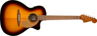 Fender Newporter Player, Acoustic Guitar Walnut Fingerboard, Sunburst - Guitar Warehouse