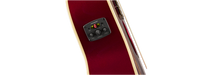 Fender Newporter Player, Acoustic Guitar Walnut Fingerboard, Candy Apple Red - Guitar Warehouse