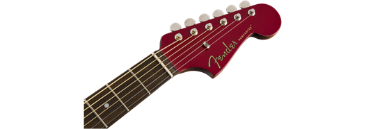 Fender Newporter Player, Acoustic Guitar Walnut Fingerboard, Candy Apple Red - Guitar Warehouse