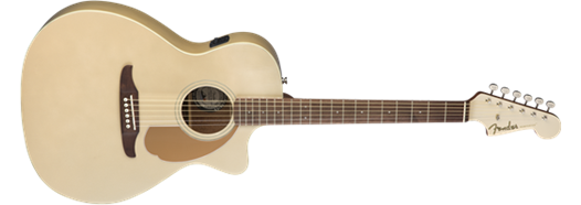 Fender Newporter Player, Acoustic Guitar Walnut Fingerboard, Champagne - Guitar Warehouse