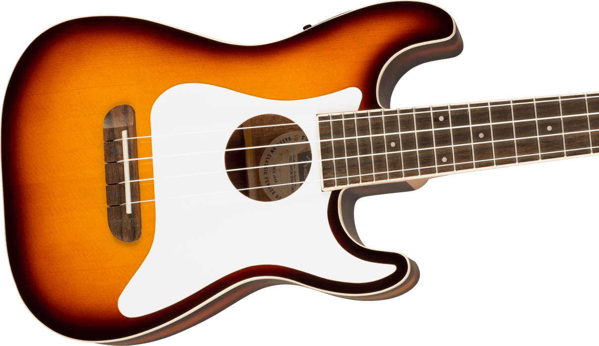 Fender Fullerton Strat® Concert Ukulele - Sunburst - Guitar Warehouse