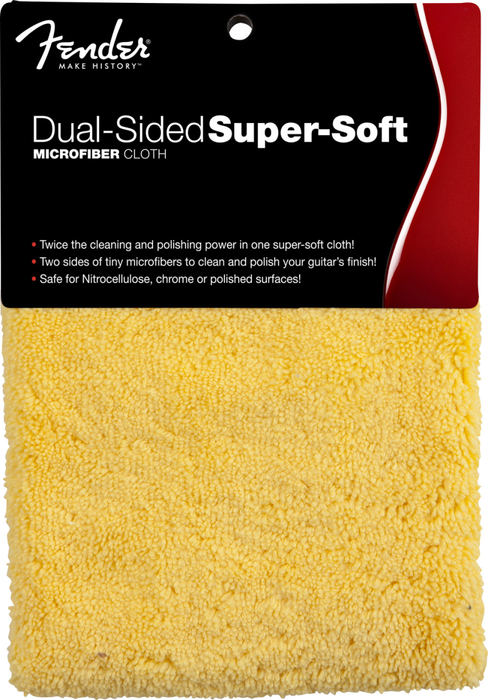 Fender Super-Soft, Dual-Sided Microfiber Cloth - Guitar Warehouse