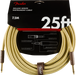 Fender Deluxe Series Instrument Cable, Straight/Straight, 7.5m / 25ft Tweed - Guitar Warehouse