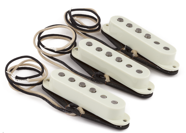 Fender Pure Vintage '59 Strat® Pickup Set, Vintage White (3) - Guitar Warehouse