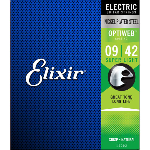 Elixir - Electric Optiweb Super Light Strings 9 - 42 - Guitar Warehouse