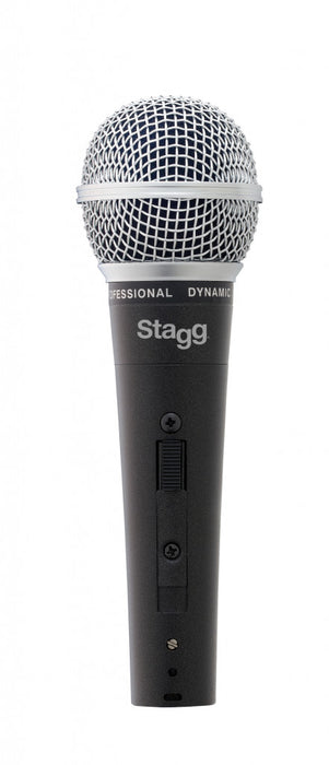 Stagg Dynamic Vocal Microphone with Cartridge DC18 | For Instruments or Vocals - Guitar Warehouse