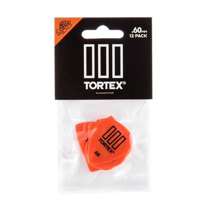 Dunlop Tortex® TIII PICK .60MM - 12 Pack - Guitar Warehouse