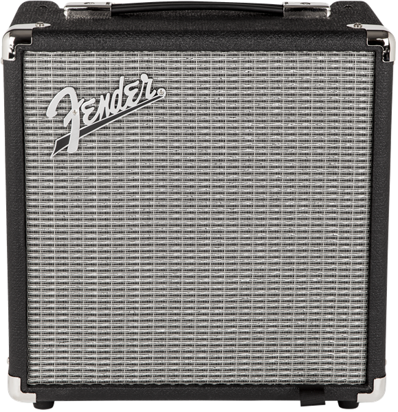 Fender Rumble™ 15 (V3), 230V EUR, Black/Silver - Guitar Warehouse