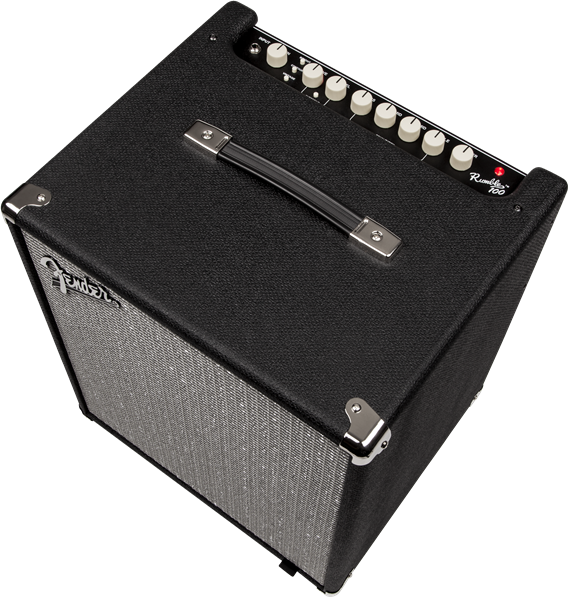 Fender Rumble™ 100 Bass Amplifier (V3), 230V UK, Black/Silver - Guitar Warehouse