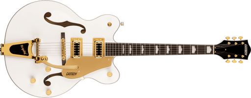 Gretsch G5422TG Electromatic® Classic Hollow Body Double-Cut with Bigsby® and Gold Hardware, Laurel Fingerboard, Snowcrest White *SETUP PRICE - Guitar Warehouse