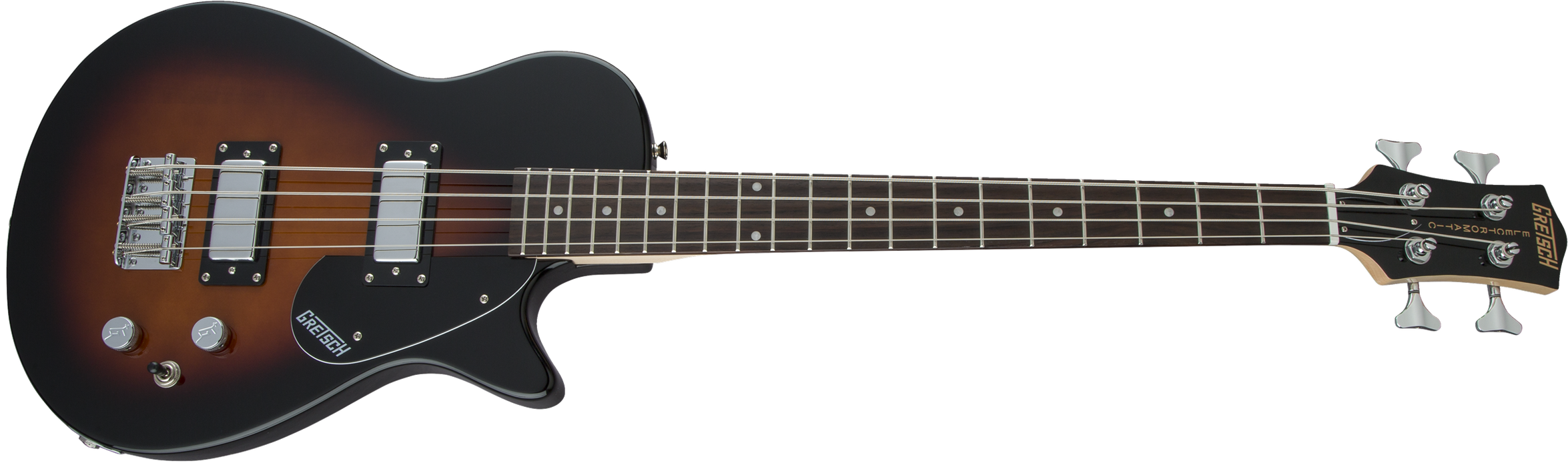 Gretsch G2220 Electromatic® Junior Jet™ Bass II Short-Scale, Black Walnut Fingerboard, Tobacco Sunburst - Guitar Warehouse